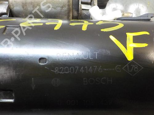 Starter RENAULT GRAND SCÉNIC III (JZ0/1_) 1.9 dCi (JZ0J, JZ0N, JZ1K, JZ1S) | BP4001084M8 