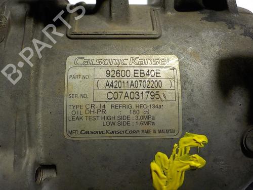 AC compressor NISSAN NAVARA NP300 (D40) 2.5 dCi | BP11191803M34  - Image 6