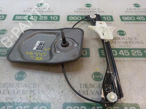 Rudehejsemekanisme venstre bagtil SKODA FABIA II (542) 1.2 (60 hp) 3872087