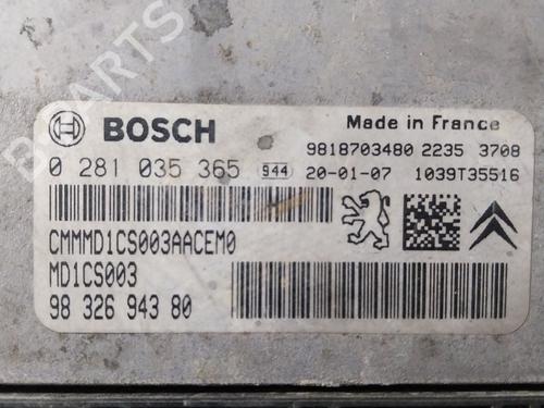 Engine control unit (ECU) CITROËN BERLINGO (ER_, EC_) 1.5 BlueHDi 100 | BP28816254M57  - Image 5