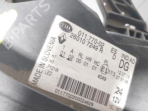Right headlight RENAULT KADJAR (HA_, HL_) 1.2 TCe 130 (HLMR) | BP29580801C29 