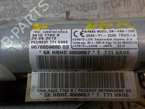 Right curtain airbag PEUGEOT 308 SW I (4E_, 4H_)  | BP3872166C12 