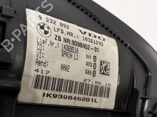 Instrument cluster BMW 1 (F20) 116 d | BP19676558C47 