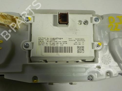Instrument cluster PEUGEOT 2008 I (CU_)  | BP11191181C47 