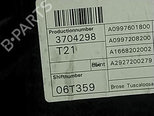 Front right window mechanism MERCEDES-BENZ GLE Coupe (C292)  | BP19480497C23 