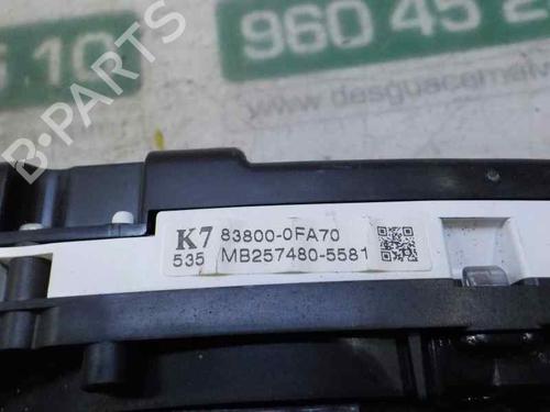Instrument cluster TOYOTA VERSO (_R2_) 1.6 D4-D (WAR20_) | BP6322128C47 