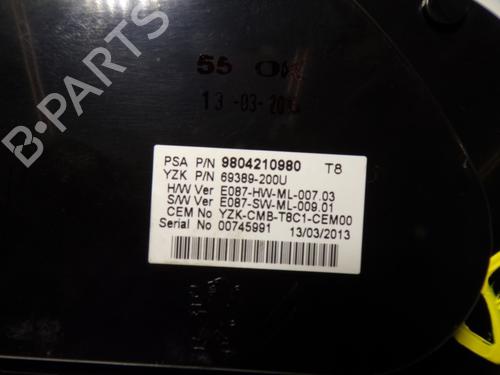 Instrument cluster PEUGEOT 5008 (0U_, 0E_) 2.0 HDi | BP12532002C47 