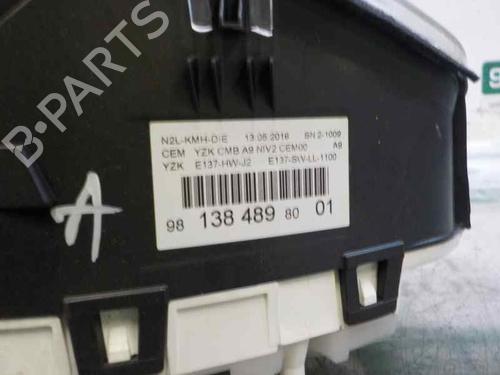 Instrument cluster PEUGEOT 208 I (CA_, CC_) 1.6 BlueHDi 100 | BP6509144C47