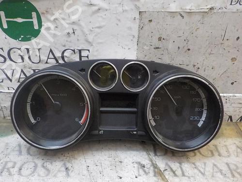 Used Instrument cluster PEUGEOT 308 I (4A_, 4C_) 1.6 HDi (109 hp) 3850929