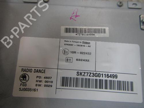 Radio SKODA FABIA II (542)  | BP3997521E6 