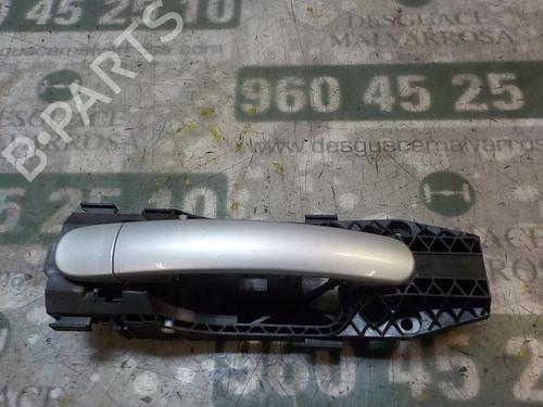 Høyre bak utvendig håndtak SKODA FABIA II (542) 1.2 (60 hp) 3863339