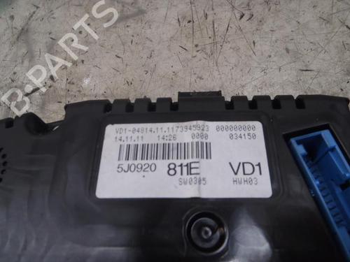 Instrument cluster SKODA FABIA II (542) 1.2 | BP3824326C47 