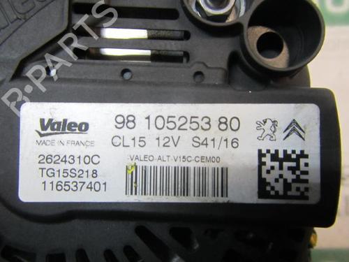 Alternator PEUGEOT 208 I (CA_, CC_) 1.6 HDi / BlueHDi 75 | BP3879203M7 