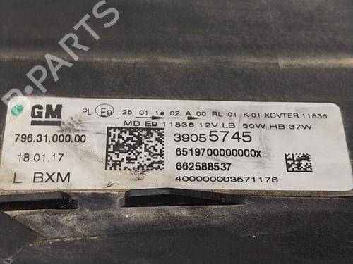 Left headlight OPEL ASTRA K (B16) 1.6 CDTi (68) | BP28819238C28 