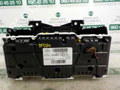 Instrument cluster RENAULT CLIO IV (BH_) 0.9 TCe 90 (BHNF, BHMA, BHMH, BHJK, BHJR) | BP6567392C47