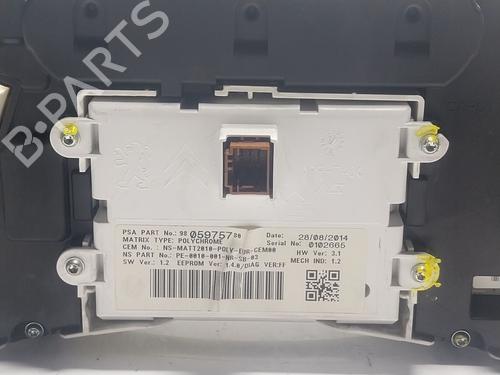 Instrument cluster PEUGEOT 508 I (8D_) 1.6 HDi | BP18645257C47 