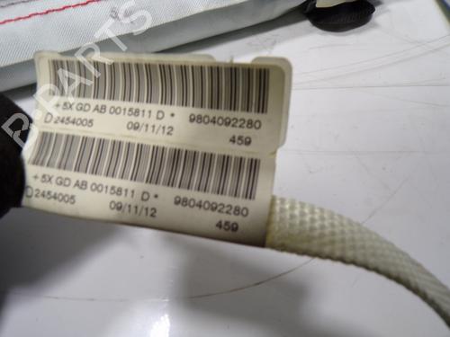 Right curtain airbag PEUGEOT 208 I (CA_, CC_) 1.4 HDi | BP11716160C12 