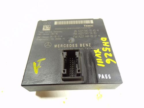Used Electronic module Electronic module MERCEDES-BENZ S-CLASS (W221, V221) S 320 CDI (211 hp) 8493116 8493116