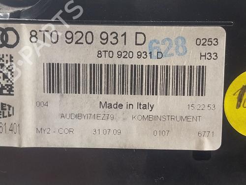 Instrument cluster AUDI A5 Sportback (8TA)  | BP19097652C47 