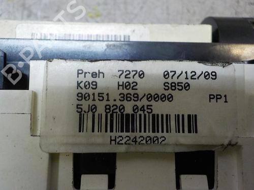 Climate control SKODA FABIA II (542) 1.2 | BP3872134I5 