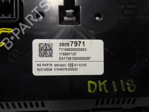 Instrument cluster OPEL ASTRA K (B16)  | BP12595404C47 