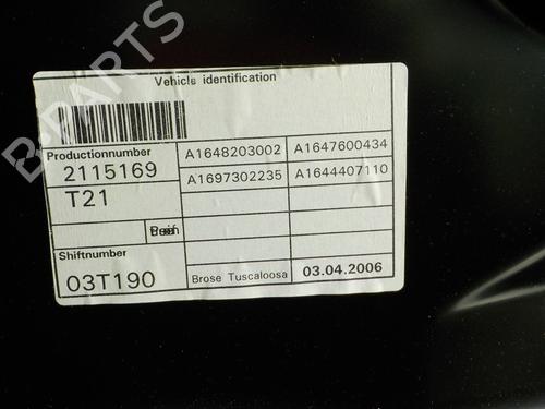 Rear right window mechanism MERCEDES-BENZ M-CLASS (W164)  | BP8832746C25 