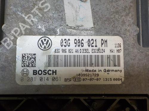 Engine control unit (ECU) VW GOLF V (1K1) 1.9 TDI | BP3857182M57 