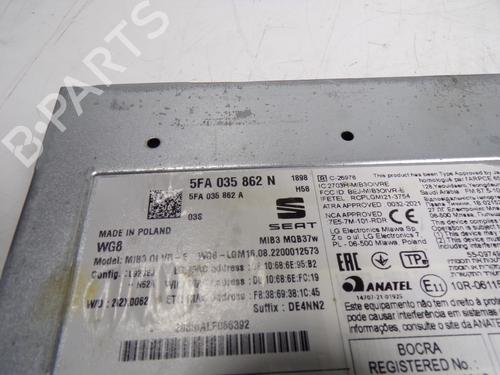 Radio SEAT LEON Sportstourer (KL8, KLD) 1.5 TSI | BP15066671E6