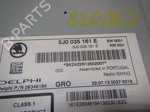 Radio SKODA RAPID (NH3, NK3, NK6)  | BP4010030E6 