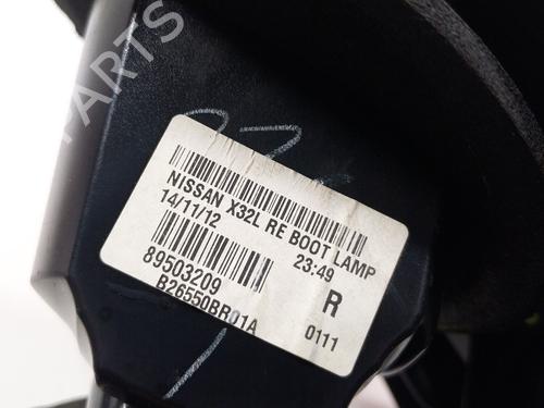 Højre baglygte bagklap NISSAN QASHQAI / QASHQAI +2 I (J10, NJ10, JJ10E)  | BP26396238C80 