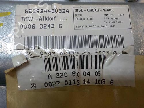 Electronic module MERCEDES-BENZ S-CLASS (W220, V220)  | BP3858240M83 