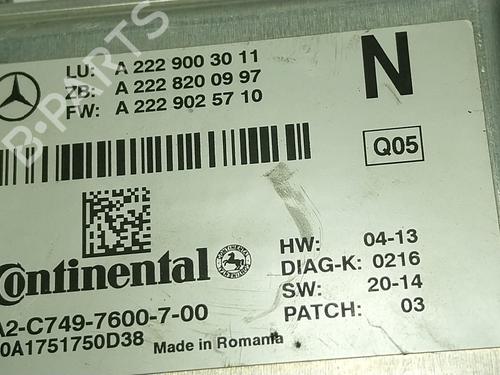 Elektronisk modul MERCEDES-BENZ C-CLASS Coupe (C205) AMG C 43 4-matic (205.364) | BP27562124M83 