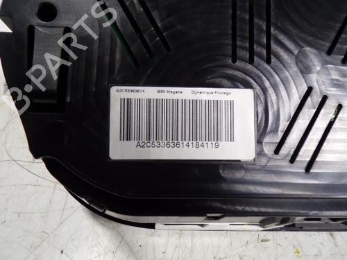 Kombinert Instrument RENAULT MEGANE III Hatchback (BZ0/1_, B3_)  | BP8630062C47 