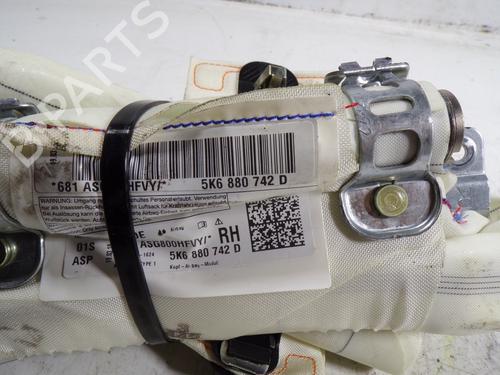 Right curtain airbag VW GOLF VI (5K1) 1.6 TDI | BP8180538C12 