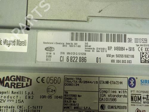 Radio BMW 3 (F30, F80) 318 i | BP9053240E6 