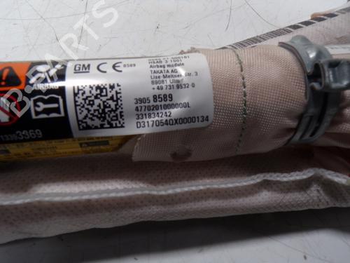Left curtain airbag OPEL ASTRA K (B16)  | BP12595418C11 