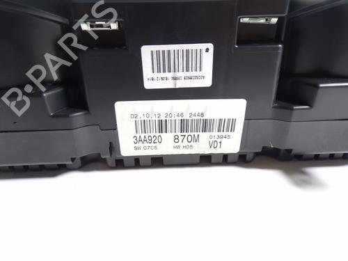 Instrument cluster VW PASSAT ALLTRACK B7 (365) 2.0 TDI 4motion | BP7172625C47 