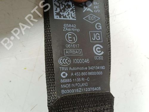 Front left seatbelt SMART FORTWO Coupe (453) 0.9 (453.344, 453.353) | BP39230972I26 - Image 3