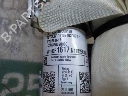 Left curtain airbag OPEL ASTRA J Sports Tourer (P10) 1.7 CDTI (35) | BP5773159C11 