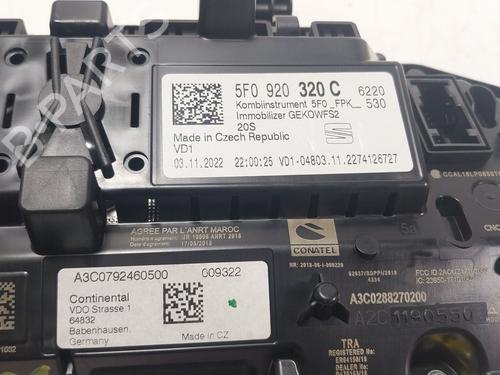 Instrument cluster SEAT LEON ST (5F8) 1.5 TSI | BP30406421C47