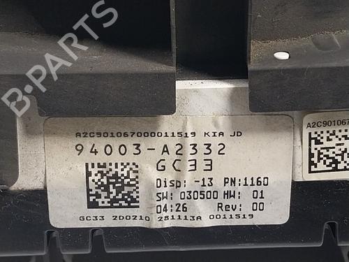 Instrument cluster KIA CEE'D (JD) 1.6 CRDi 110 | BP17029361C47 