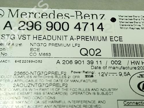 Radio MERCEDES-BENZ AMG GT Roadster (R190)  | BP26306938E6 