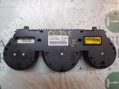 Instrument cluster PEUGEOT 807 (EB_) 2.0 HDi | BP3816214C47 