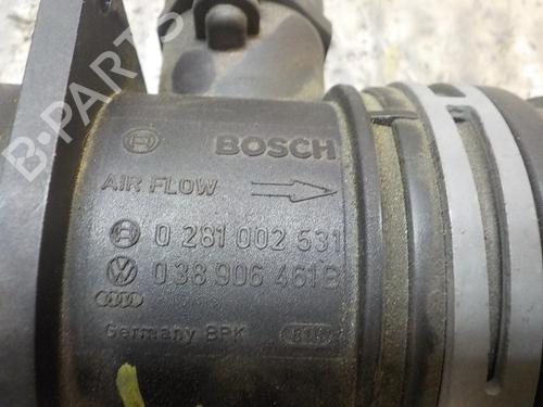 Mass air flow sensor VW POLO (9N_, 9A_) 1.4 TDI | BP3848355M95 