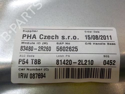 Rear right window mechanism HYUNDAI i30 Estate (FD)  | BP3869162C25 