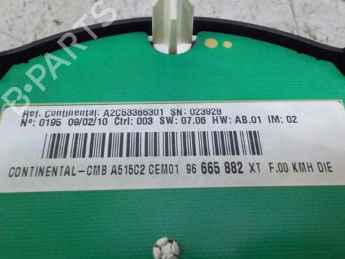 Instrument cluster CITROËN C3 II (SC_) | BP6681467C47 - Image 3