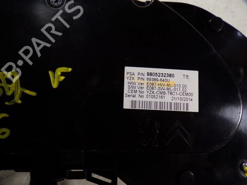 Instrument cluster PEUGEOT 3008 I MPV (0U_)  | BP8306005C47 