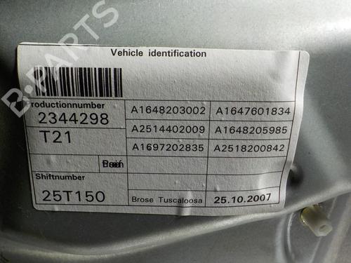 Front right window mechanism MERCEDES-BENZ M-CLASS (W164)  | BP9258005C23