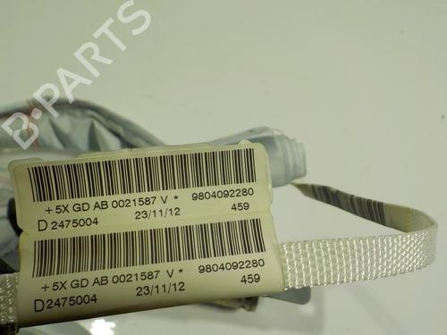 Right curtain airbag PEUGEOT 208 I (CA_, CC_) 1.4 HDi | BP11190542C12 
