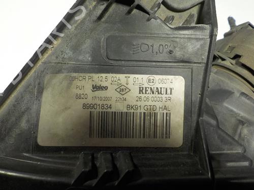 Left headlight RENAULT LAGUNA III (BT0/1) 1.5 dCi (BT00, BT0A, BT0T, BT1J) | BP15489766C28